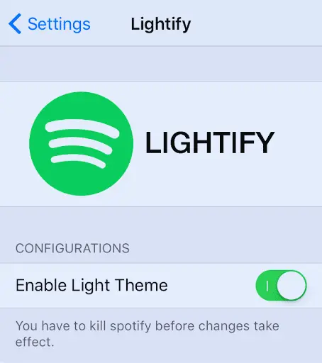 Turn Lightify Mode